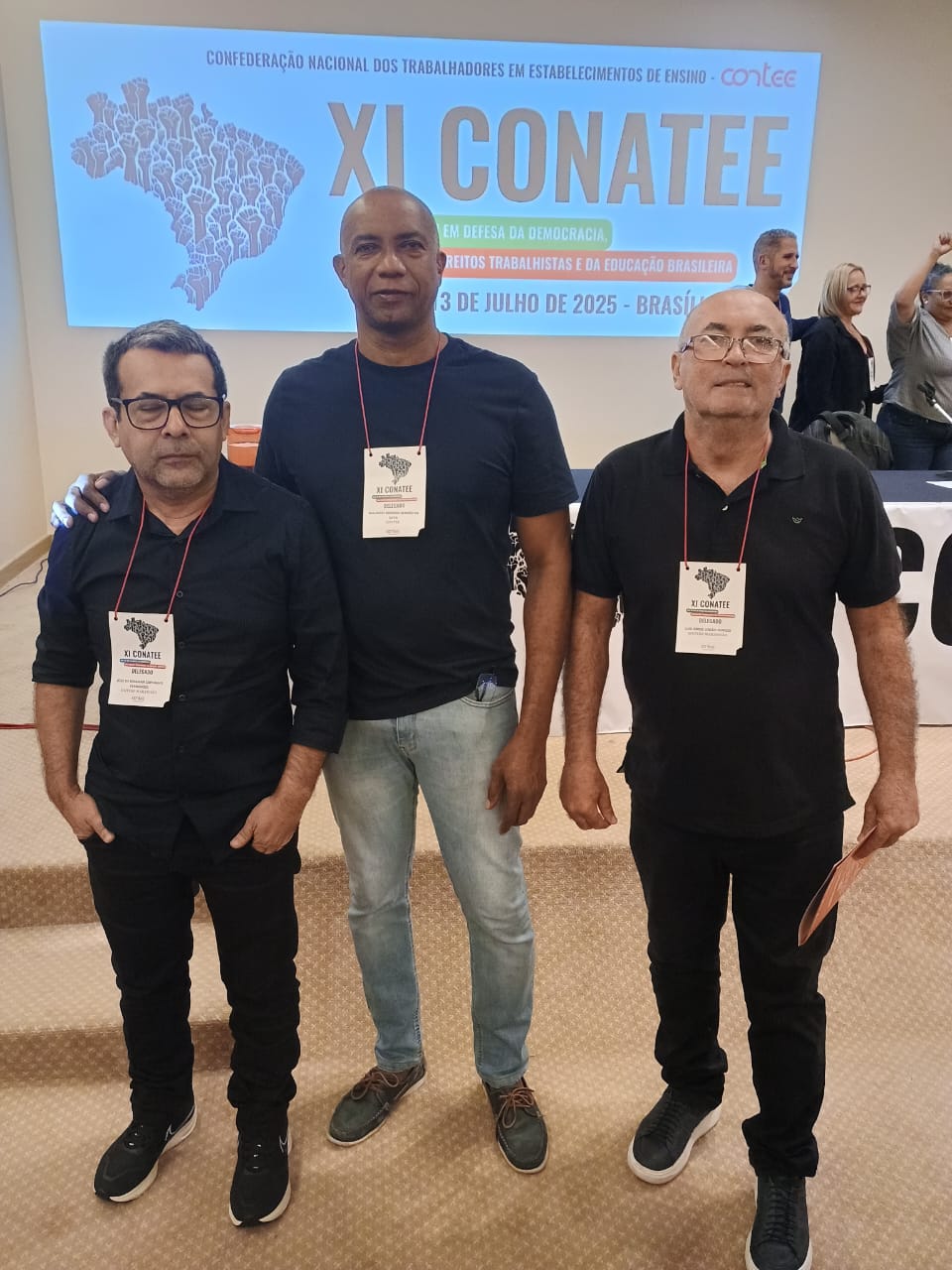 A Diretoria do SINTERP/MA participou, em Brasília (DF), do XI CONATEE — Congresso Nacional da Contee —, evento no qual foi eleita a nova diretoria para o quadriênio 2025/2029
