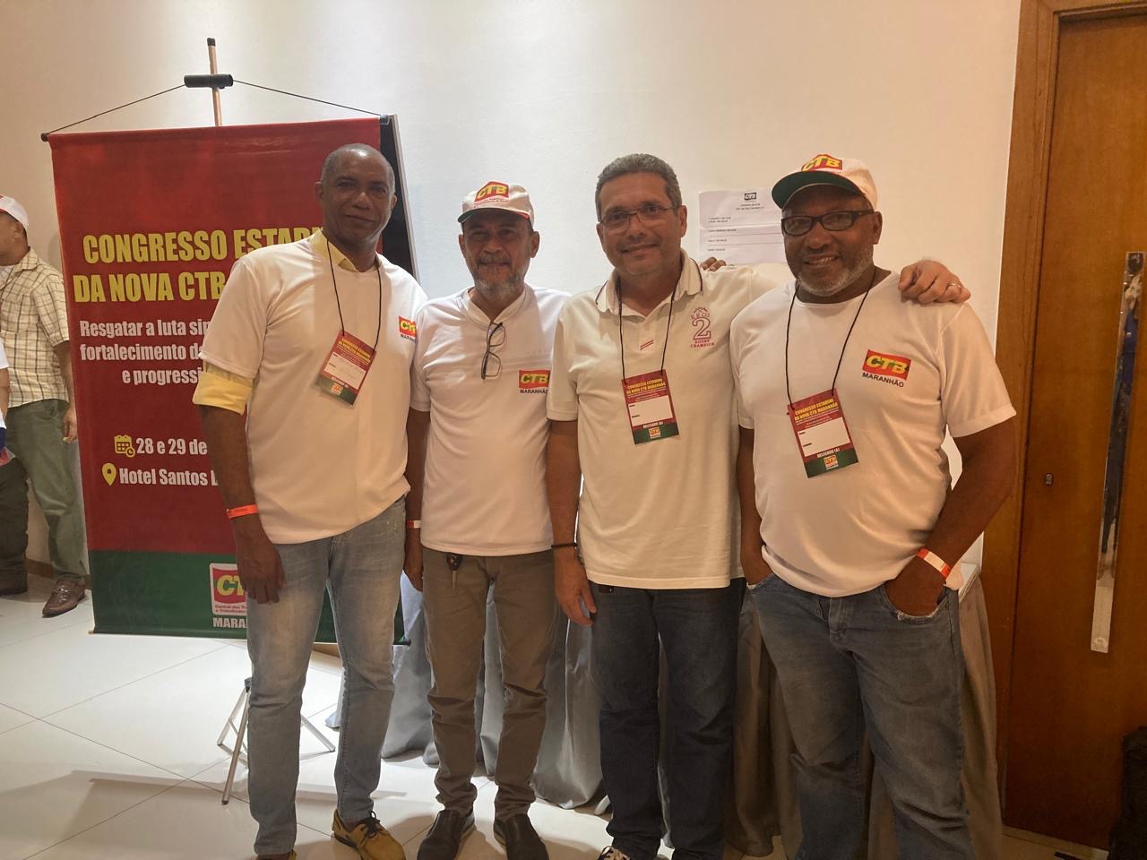 Diretoria do SINTERP-MA presente no Congresso de Eleição da nova Diretoria da CTB Estadual