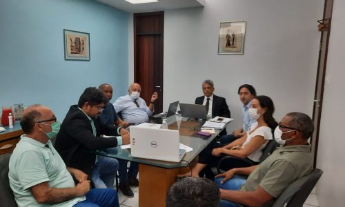 Diretorias do Sinterp e Sinepe (Patronal) se reuniram hoje, 7 de Abril de 2022, para mais uma rodada de negociacões visando o fechamento da Convenção Coletiva de Trabalho 2022/2023.