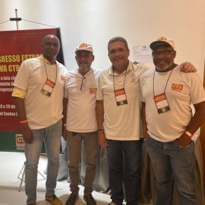 Diretoria do SINTERP-MA presente no Congresso de Eleição da nova Diretoria da CTB Estadual