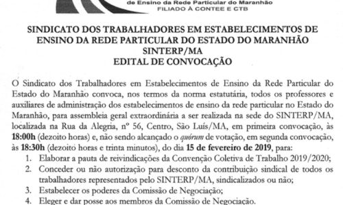 Edital de Convocação