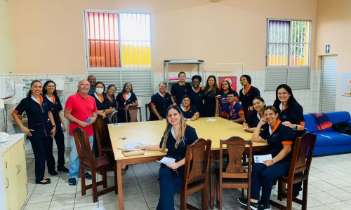 Visita aos trabalhadores do Colégio São Vicente de Paula