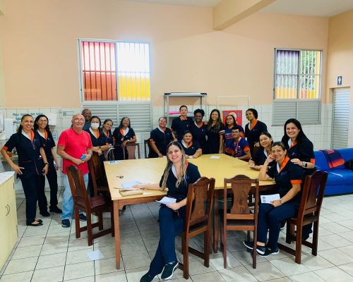Visita aos trabalhadores do Colégio São Vicente de Paula