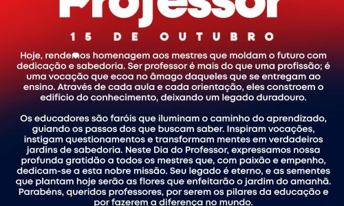 15 de Outubro – Dia do Professor