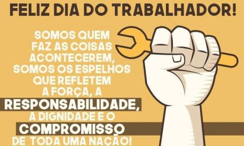 Feliz dia do Trabalhador